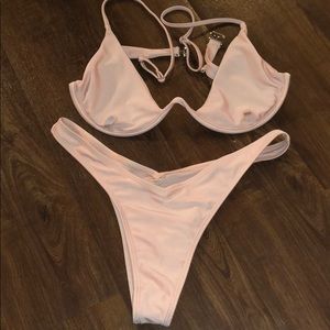 Bubblegum pink bikini